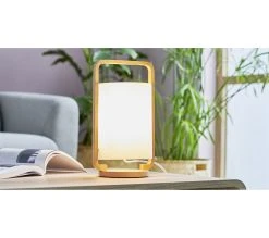 Sortie 😉 LINEA NATURA Lampe de chevet BODEN Blanc 👍