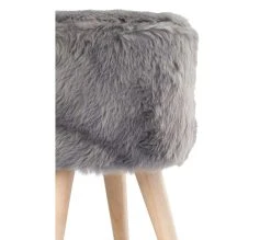 Bon marché ❤️ LINEA NATURA Pouf Ø 30 cm SNOW Gris ⌛ 12 Bon marché ❤️ LINEA NATURA Pouf Ø 30 cm SNOW Gris ⌛ -Linea Natura Soldes Boutique 2099901422873 D