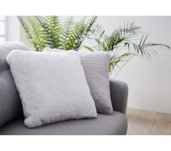 Bon marché 🧨 LINEA NATURA Coussin 45x45 cm JACOB Gris / Blanc ✔️ -Linea Natura Soldes Boutique 2099901441829 AMB2