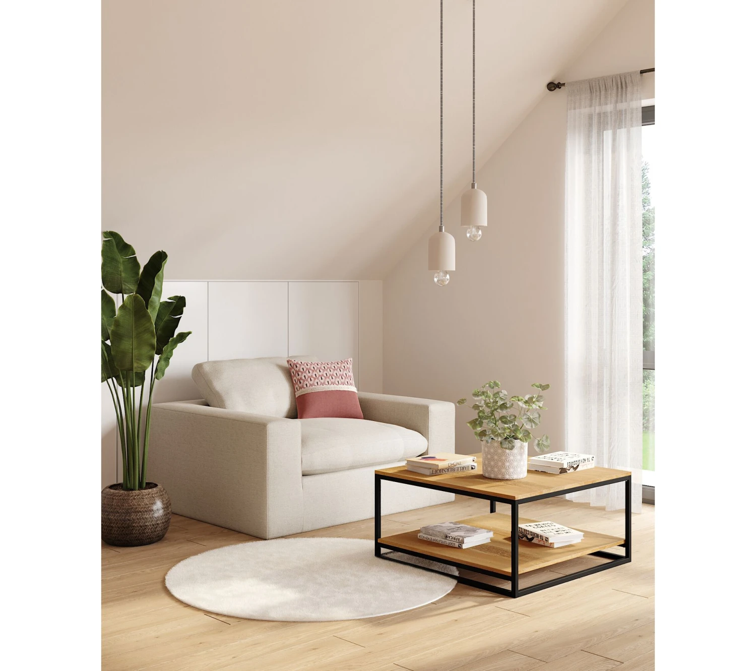 Acheter 👍 LINEA NATURA Tapis rond Ø 120 cm JACOB blanc ⌛ 8 Acheter 👍 LINEA NATURA Tapis rond Ø 120 cm JACOB blanc ⌛ – Image 6