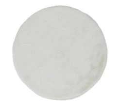 Acheter 👍 LINEA NATURA Tapis rond Ø 120 cm JACOB blanc ⌛