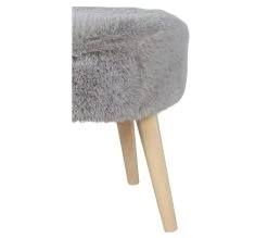 Sortie 💯 LINEA NATURA Pouf H. 40 cm JACOB Gris 👏 -Linea Natura Soldes Boutique 2099901450005 A