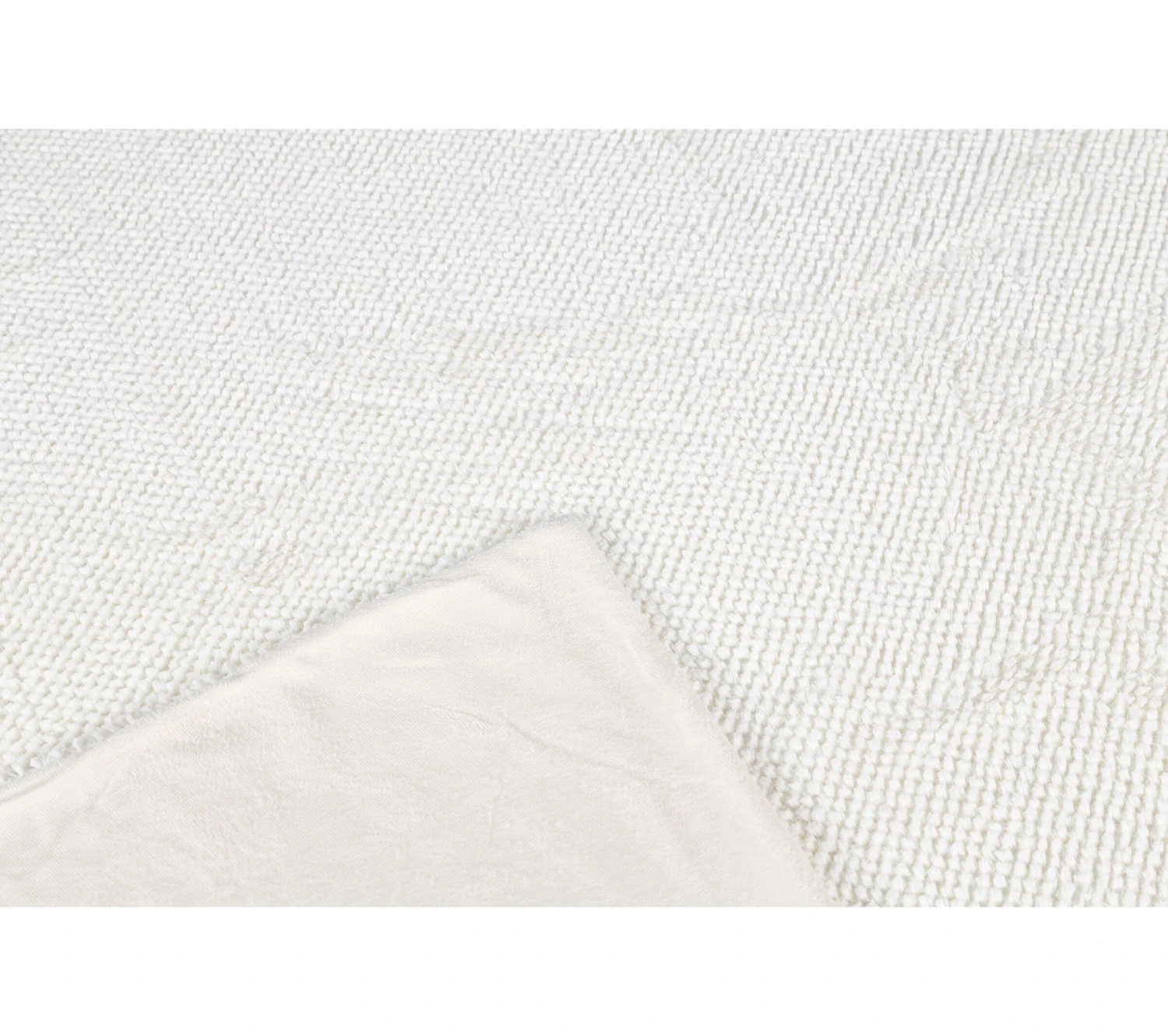 Coupon 😍 LINEA NATURA Plaid 130x170 cm BLANC NATURE Blanc ❤️ 6 Coupon 😍 LINEA NATURA Plaid 130x170 cm BLANC NATURE Blanc ❤️ – Image 4