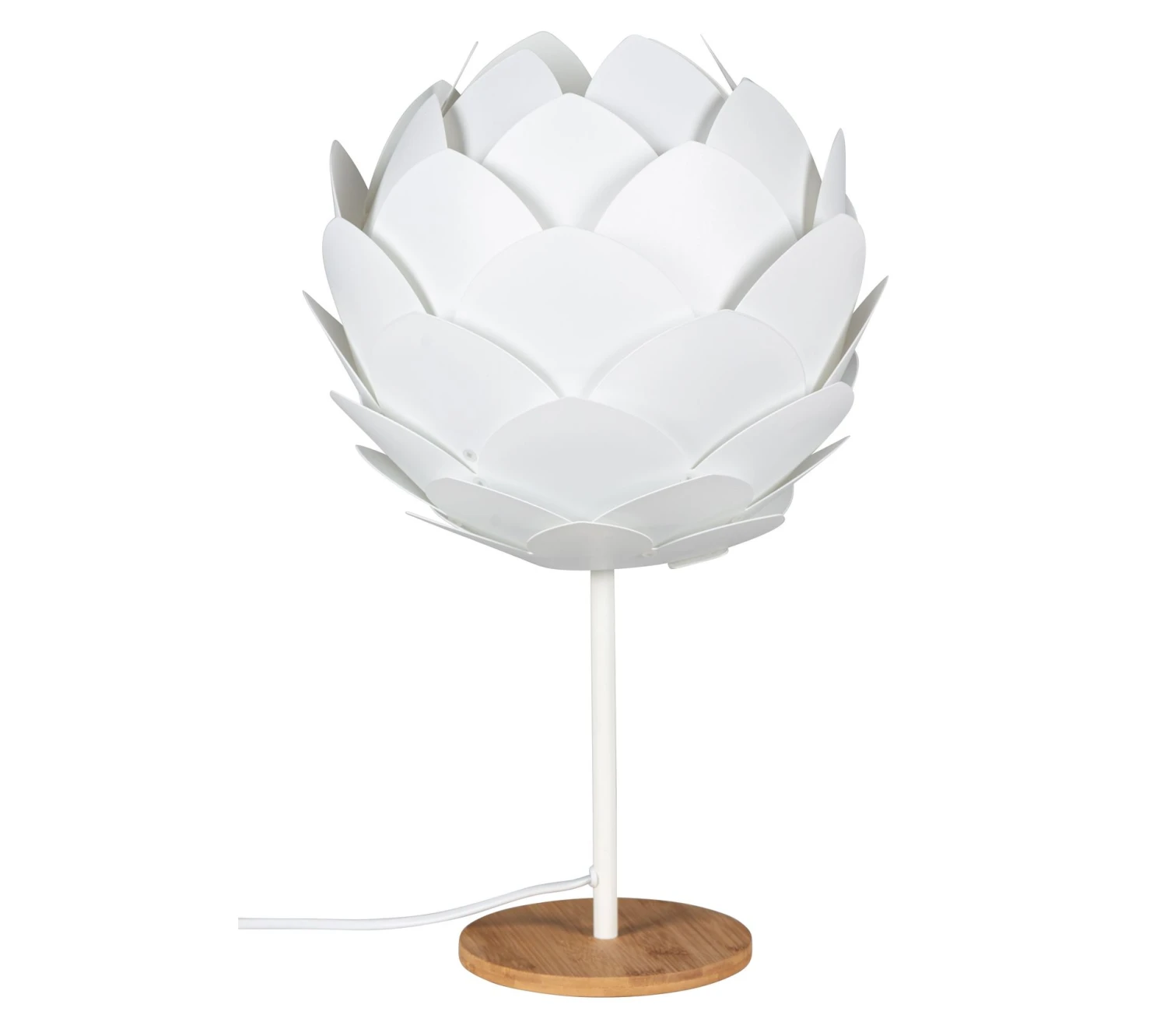 Coupon 😀 LINEA NATURA Lampe à poser H. 45 cm LOTUS Blanc ⌛ 4 Coupon 😀 LINEA NATURA Lampe à poser H. 45 cm LOTUS Blanc ⌛ – Image 2
