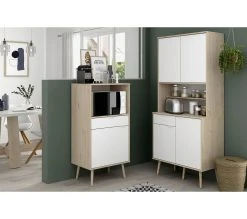 Top 10 ✔️ LINEA NATURA Buffet OLGA décor imitation chêne 🎉