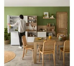 Top 10 👏 LINEA NATURA Buffet bas 1 porte 1 tiroir OLGA décor imitation chêne 😍 -Linea Natura Soldes Boutique 3170720613877 AMB9 244850