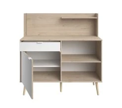 Top 10 👏 LINEA NATURA Buffet bas 1 porte 1 tiroir OLGA décor imitation chêne 😍 -Linea Natura Soldes Boutique 3170720613877 VO