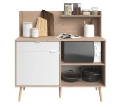 Top 10 👏 LINEA NATURA Buffet bas 1 porte 1 tiroir OLGA décor imitation chêne 😍 -Linea Natura Soldes Boutique 3170720613877 Z2