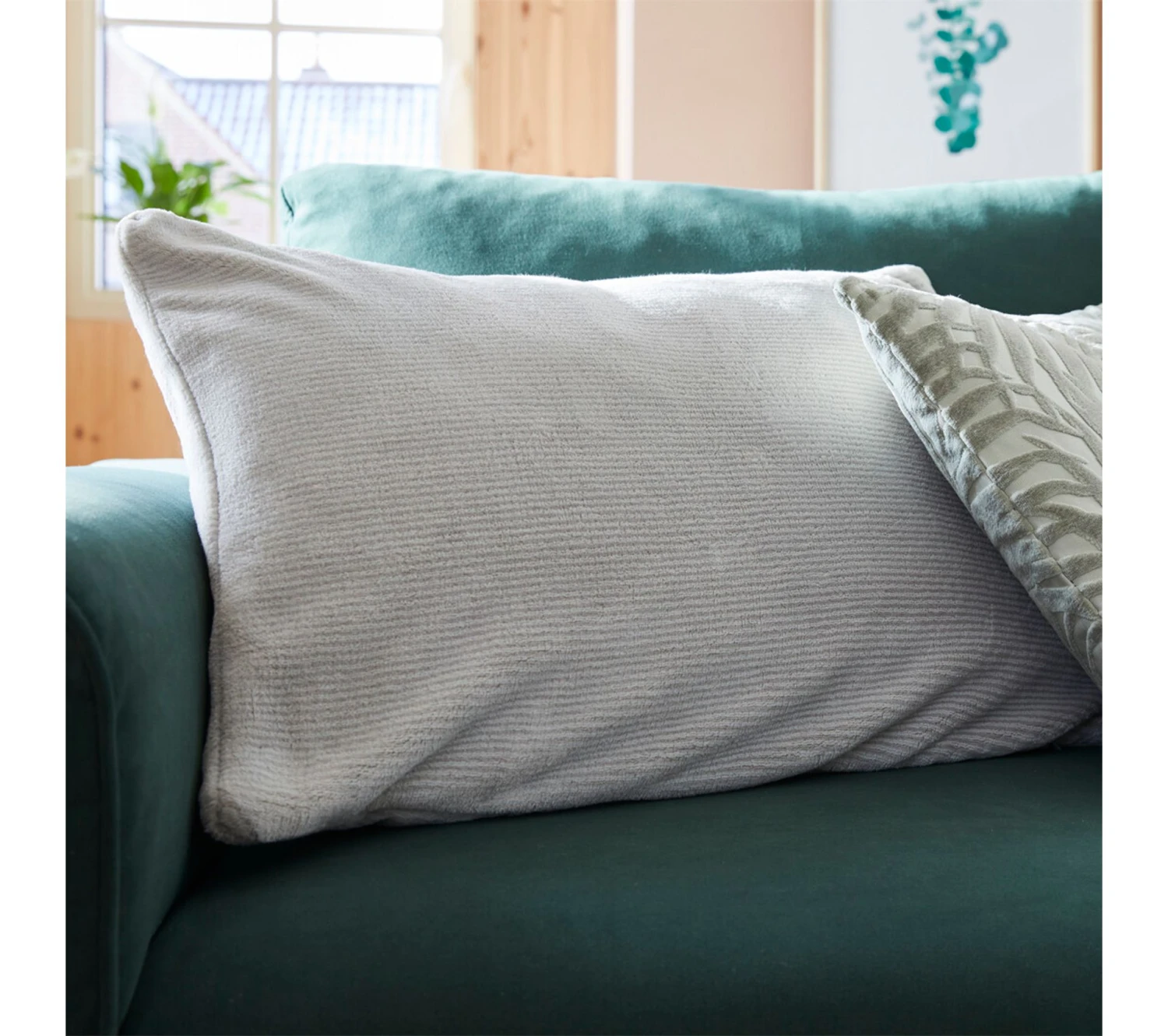 Nouveau 🎉 LINEA NATURA Coussin 40x60 cm NEVE Gris 👏 3 Nouveau 🎉 LINEA NATURA Coussin 40x60 cm NEVE Gris 👏