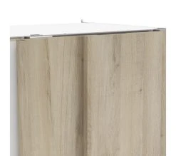 De gros 👏 LINEA NATURA Armoire 2 portes coulissantes L.140 cm HEVA imitation chêne et blanc 🌟 14 De gros 👏 LINEA NATURA Armoire 2 portes coulissantes L.140 cm HEVA imitation chêne et blanc 🌟 -Linea Natura Soldes Boutique 3397701861113 D