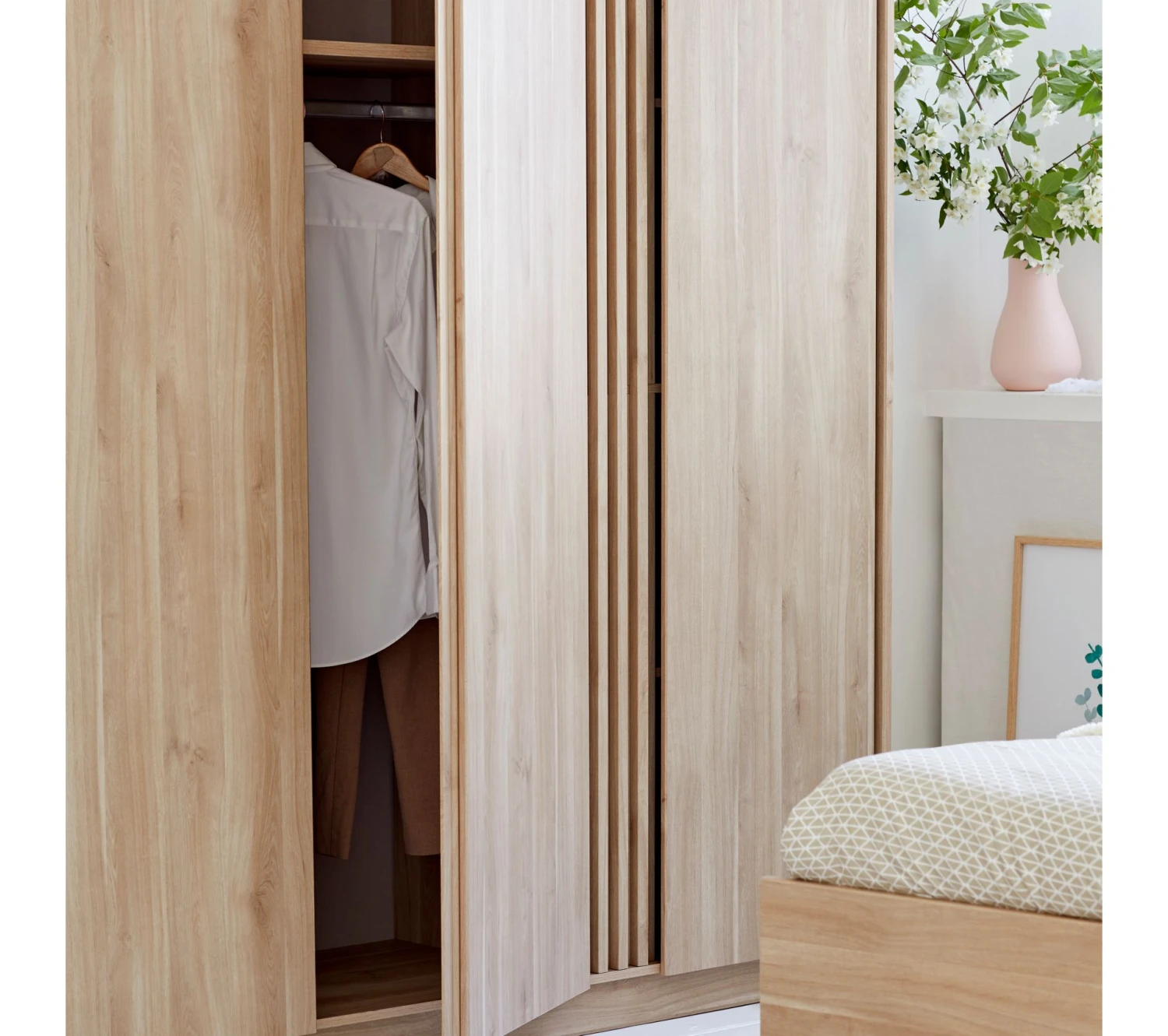 Bon marché ✔️ LINEA NATURA Armoire 3 portes L.185 cm ESCALE imitation chêne ⭐ 14 Bon marché ✔️ LINEA NATURA Armoire 3 portes L.185 cm ESCALE imitation chêne ⭐ – Image 12