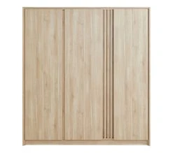Bon marché ✔️ LINEA NATURA Armoire 3 portes L.185 cm ESCALE imitation chêne ⭐
