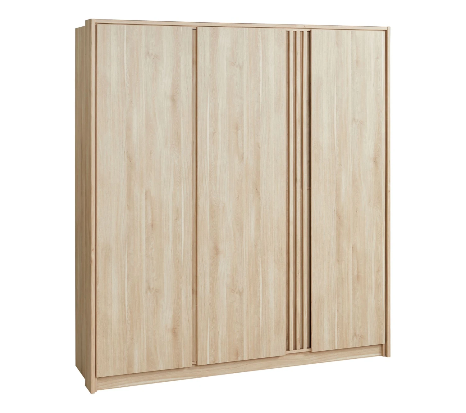 Bon marché ✔️ LINEA NATURA Armoire 3 portes L.185 cm ESCALE imitation chêne ⭐ 4 Bon marché ✔️ LINEA NATURA Armoire 3 portes L.185 cm ESCALE imitation chêne ⭐ – Image 2