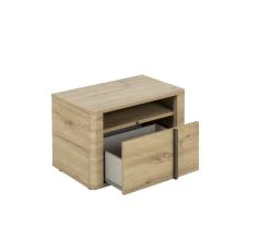 Vente flash ⌛ LINEA NATURA Chevet 1 tiroir CONFIDENCE imitation chêne 🤩 -Linea Natura Soldes Boutique 3483600962362 Z2