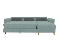 Les meilleures critiques de ✨ LINEA NATURA Canapé dangle convertible méridienne réversible LAGO tissu Enjoy vert amande 18 😍 -Linea Natura Soldes Boutique 3544740022078 Z3