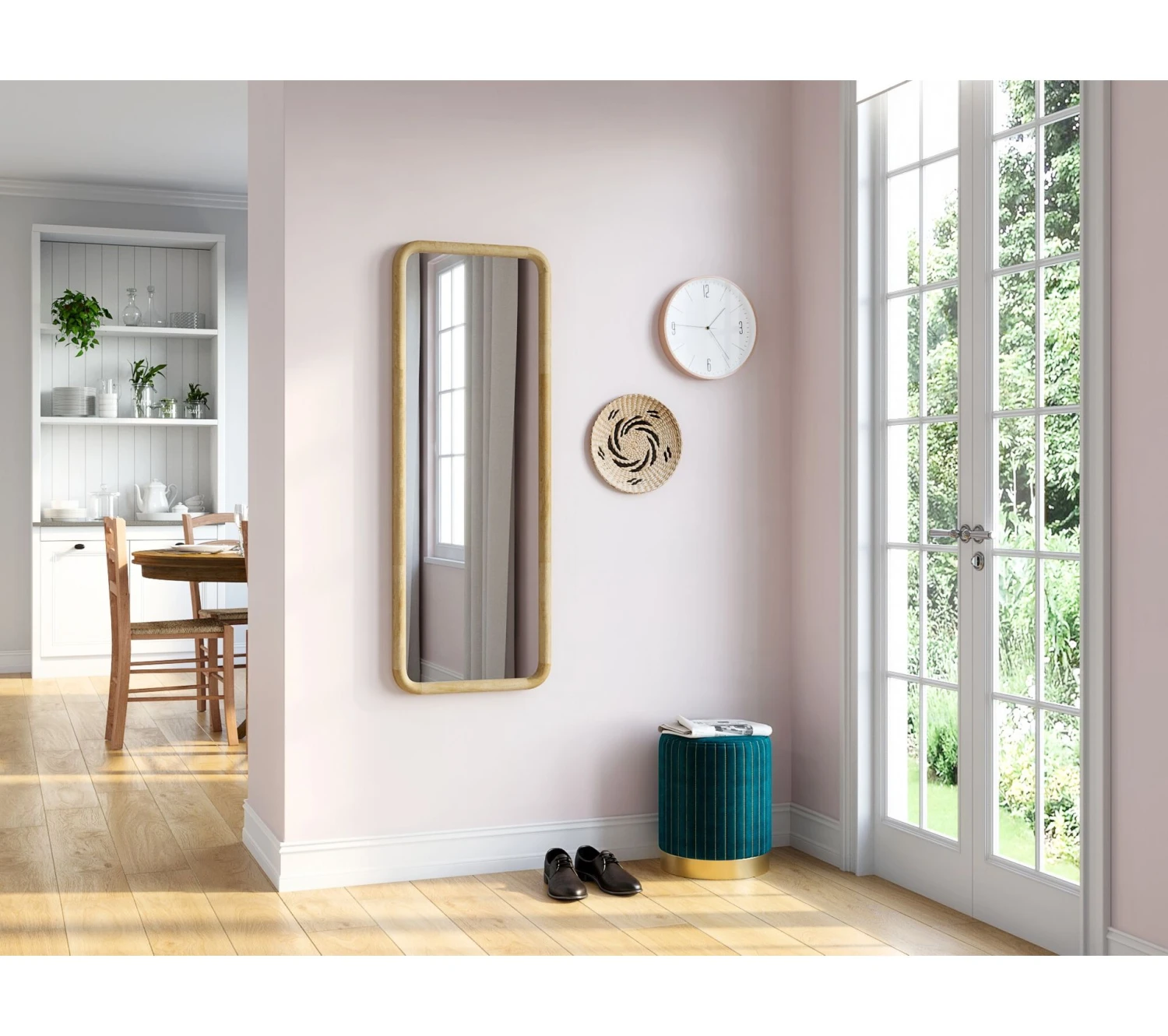 Le moins cher 🥰 LINEA NATURA Miroir rectangle 121x44 cm LALOU Chêne ❤️ 4 Le moins cher 🥰 LINEA NATURA Miroir rectangle 121x44 cm LALOU Chêne ❤️ – Image 2