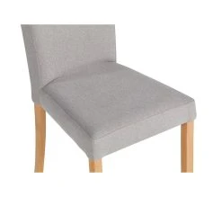 Remise ✔️ LINEA NATURA Chaise tissu AGATHE gris ✨ -Linea Natura Soldes Boutique 3877000686636 D