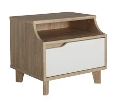 Nouveau 😉 LINEA NATURA Chevet 1 tiroir 1 niche Nordic imitation chêne et blanc 🔥 12 Nouveau 😉 LINEA NATURA Chevet 1 tiroir 1 niche Nordic imitation chêne et blanc 🔥 -Linea Natura Soldes Boutique 4894223196116 Q