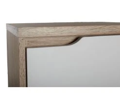 Meilleur prix 💯 LINEA NATURA Chiffonnier 5 tiroirs Nordic imitation chêne et blanc 👏 -Linea Natura Soldes Boutique 4894223196147 Z3