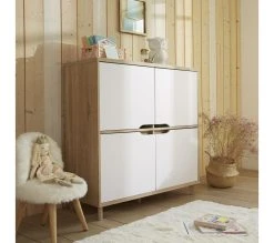 Tout neuf ✨ LINEA NATURA Rangement 4 portes Nordic imitation chêne et blanc 🎁 16 Tout neuf ✨ LINEA NATURA Rangement 4 portes Nordic imitation chêne et blanc 🎁 -Linea Natura Soldes Boutique 4894223196154 AMB2