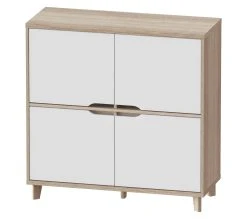 Tout neuf ✨ LINEA NATURA Rangement 4 portes Nordic imitation chêne et blanc 🎁 12 Tout neuf ✨ LINEA NATURA Rangement 4 portes Nordic imitation chêne et blanc 🎁 -Linea Natura Soldes Boutique 4894223196154 P