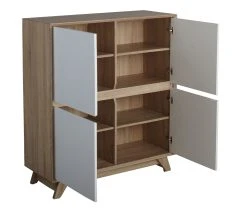 Tout neuf ✨ LINEA NATURA Rangement 4 portes Nordic imitation chêne et blanc 🎁 15 Tout neuf ✨ LINEA NATURA Rangement 4 portes Nordic imitation chêne et blanc 🎁 -Linea Natura Soldes Boutique 4894223196154 Z1