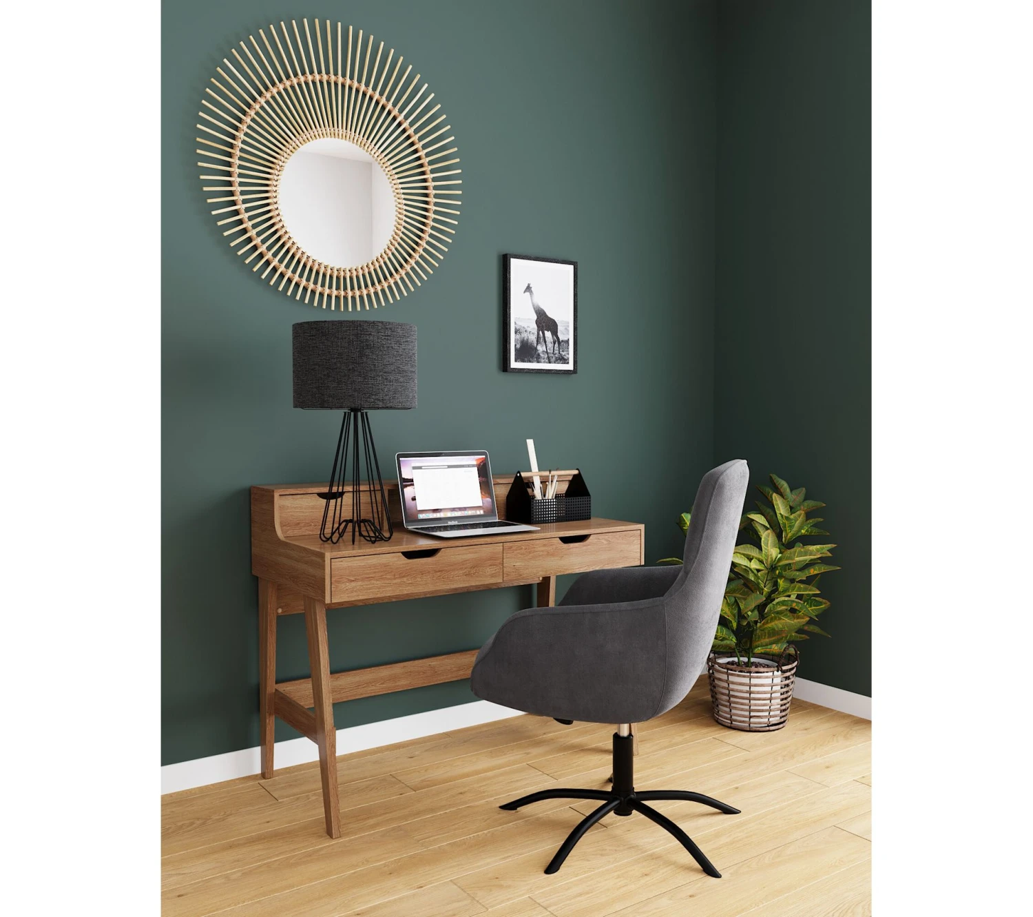 Top 10 🤩 LINEA NATURA Bureau 4 tiroirs TOKYO Imitation chêne moyen 🔔 4 Top 10 🤩 LINEA NATURA Bureau 4 tiroirs TOKYO Imitation chêne moyen 🔔 – Image 2