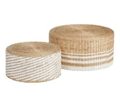 Offres ✔️ LINEA NATURA Double gigogne LINA paille tressée 👍 -Linea Natura Soldes Boutique 4894223222099 Q