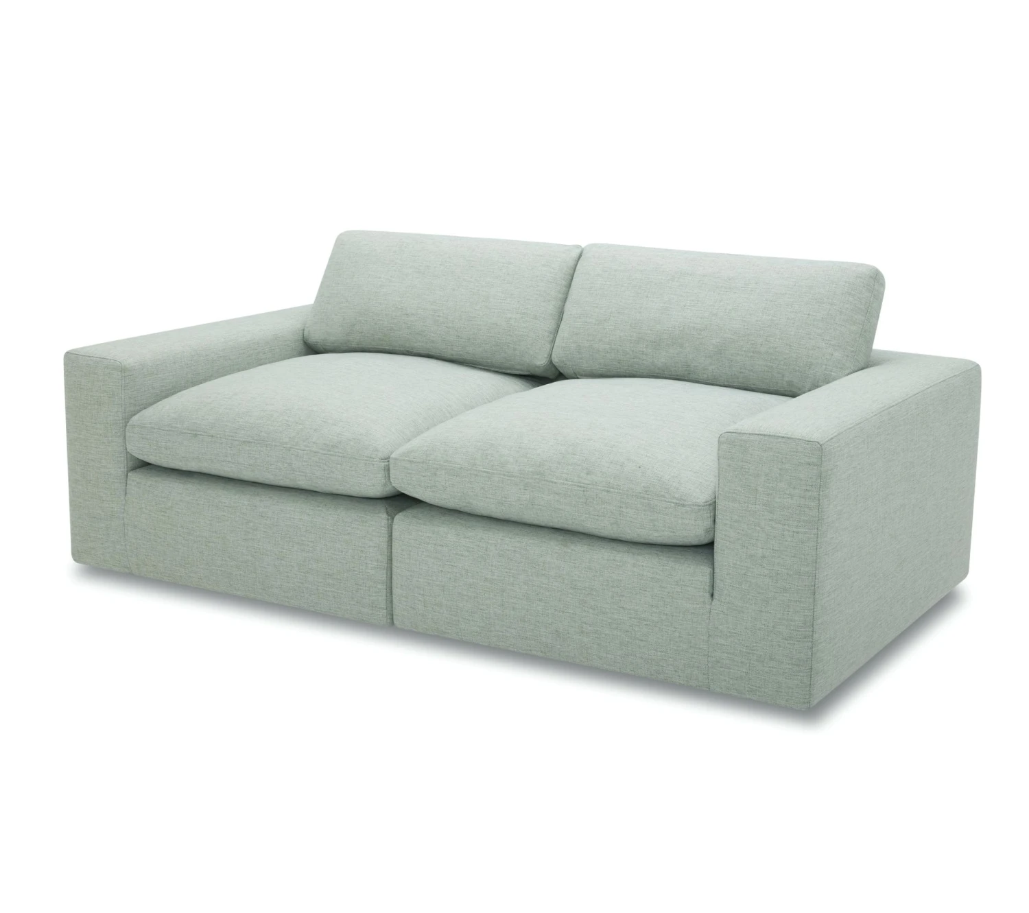 Tout neuf 😉 LINEA NATURA Canapé 3 places plumes FEATHER tissu vert deau 😉 6 Tout neuf 😉 LINEA NATURA Canapé 3 places plumes FEATHER tissu vert deau 😉 – Image 4