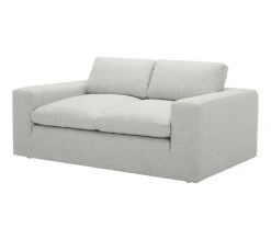 Budget 💯 LINEA NATURA Canapé 2 places FEATHER tissu blanc 😀 -Linea Natura Soldes Boutique 4894223225755 P