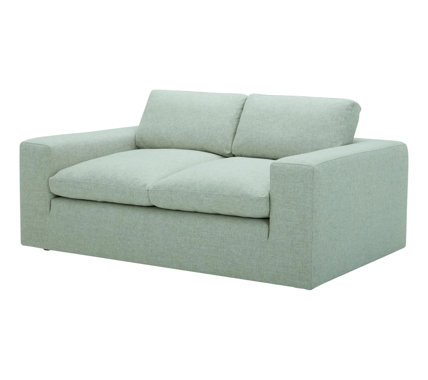 De gros 😉 LINEA NATURA Canapé 2 places plumes FEATHER tissu vert deau ✨ 6 De gros 😉 LINEA NATURA Canapé 2 places plumes FEATHER tissu vert deau ✨ – Image 4