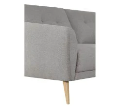 Grosses soldes ⌛ LINEA NATURA Canapé 3 places ZOE II tissu gris ⌛ -Linea Natura Soldes Boutique 4894223228480 D