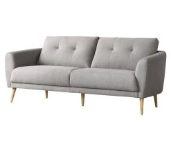 Grosses soldes ⌛ LINEA NATURA Canapé 3 places ZOE II tissu gris ⌛ -Linea Natura Soldes Boutique 4894223228480 P