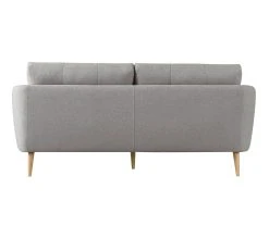 Grosses soldes ⌛ LINEA NATURA Canapé 3 places ZOE II tissu gris ⌛ -Linea Natura Soldes Boutique 4894223228480 Z2