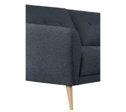 Meilleure vente 🔔 LINEA NATURA Canapé 3 places ZOE II tissu bleu foncé 🎉 -Linea Natura Soldes Boutique 4894223228503 D