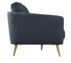 Meilleure vente 🔔 LINEA NATURA Canapé 3 places ZOE II tissu bleu foncé 🎉 -Linea Natura Soldes Boutique 4894223228503 Z3