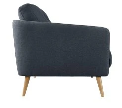 Acheter ❤️ LINEA NATURA Canapé fixe 2 places ZOE II tissu bleu foncé 🎉 -Linea Natura Soldes Boutique 4894223228541 Z3