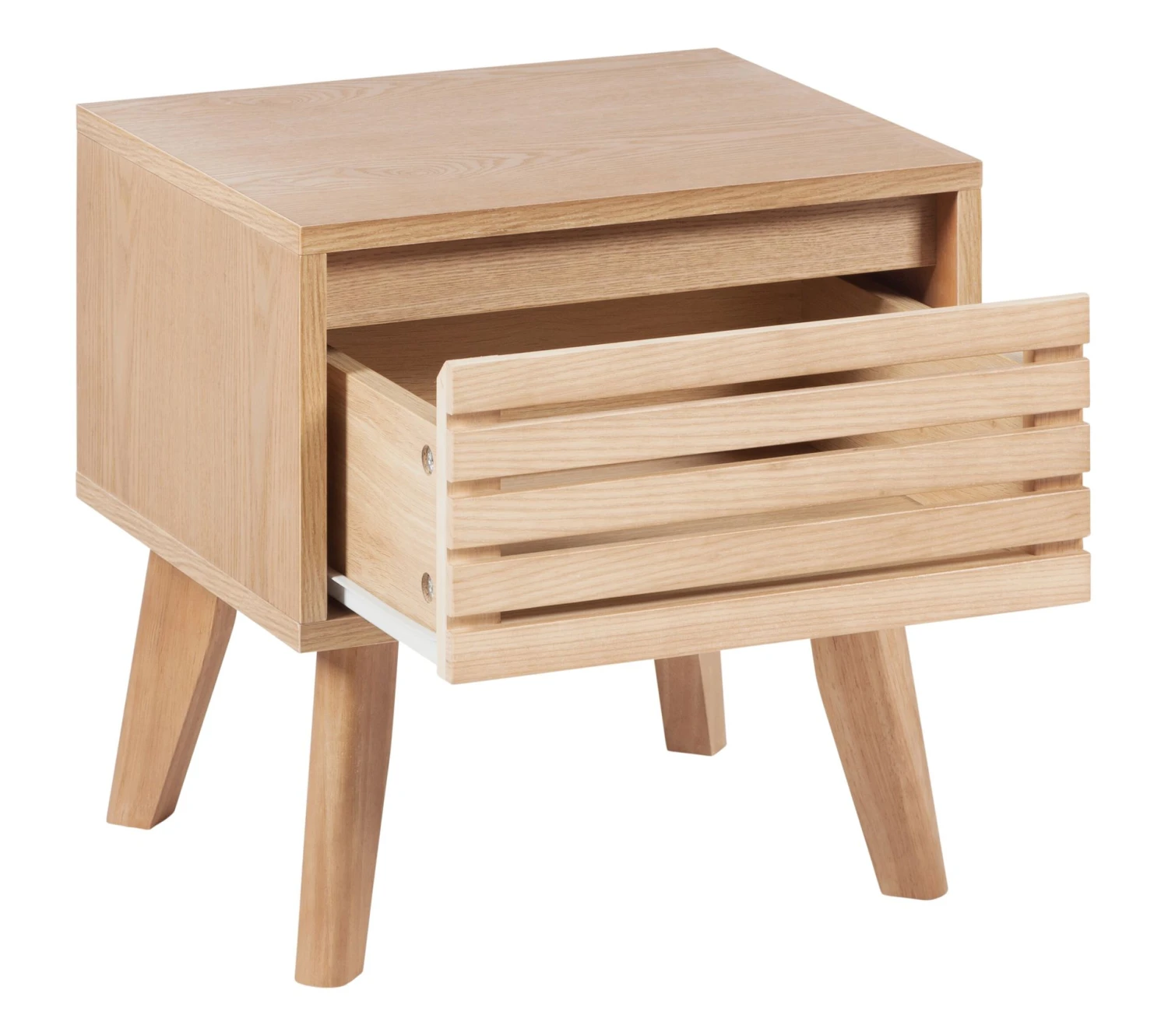 Nouveau đ LINEA NATURA Chevet 1 tiroir JALOUSIE imitation frêne â 5 Nouveau đ LINEA NATURA Chevet 1 tiroir JALOUSIE imitation frêne â â Image 3