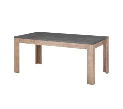 De gros 🔔 LINEA NATURA Table L.180/200 + allonge ANVERS imitation chêne vieilli/ béton ⌛ -Linea Natura Soldes Boutique 5901730815825 P