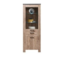 Les meilleures critiques de 🥰 LINEA NATURA Vitrine L.172 2 portes ANVERS imitation chêne vieilli/béton 🌟