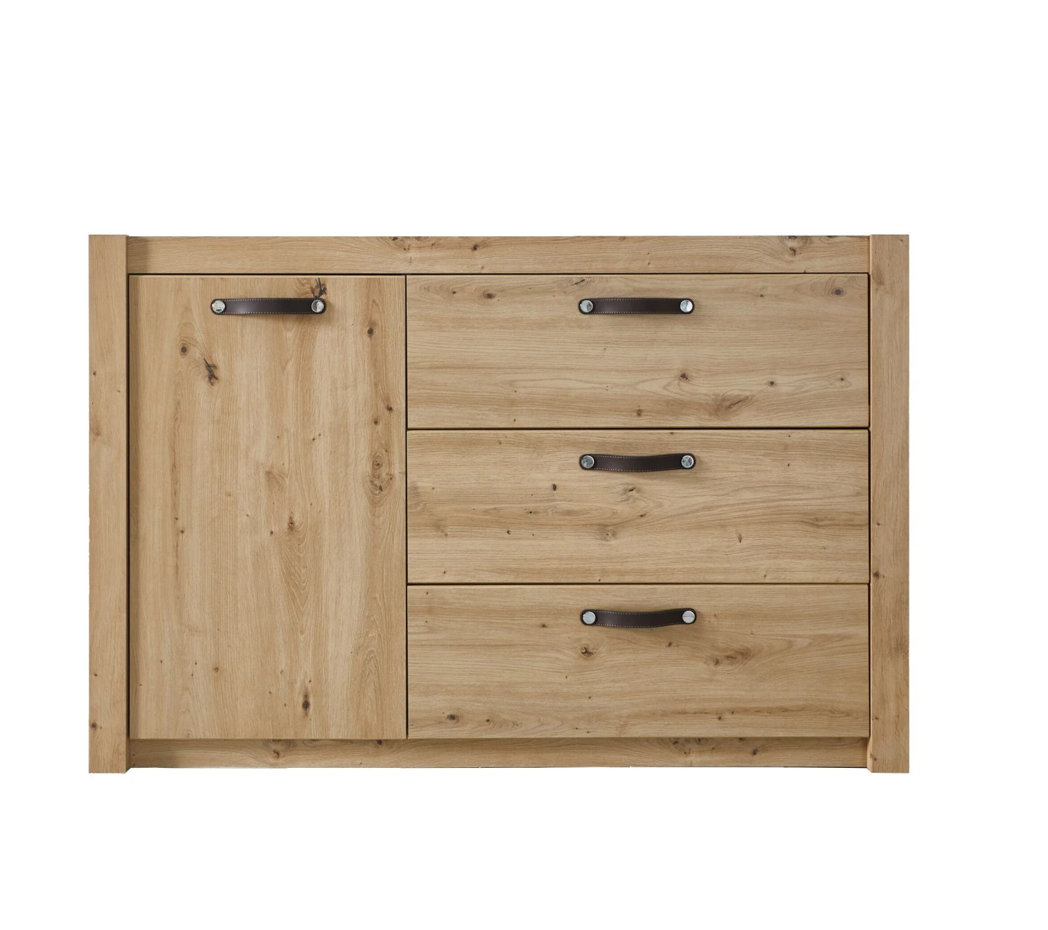 Meilleur prix 😀 LINEA NATURA Commode 3 tiroirs 1 porte PRESTIGE imitation chêne artisan ✔️ 4 Meilleur prix 😀 LINEA NATURA Commode 3 tiroirs 1 porte PRESTIGE imitation chêne artisan ✔️ – Image 2