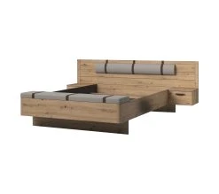 Acheter đ LINEA NATURA Lit 140x190 cm chevets et banc intégrés PRESTIGE imitation chêne artisan â 17 Acheter đ LINEA NATURA Lit 140x190 cm chevets et banc intégrés PRESTIGE imitation chêne artisan â -Linea Natura Soldes Boutique 5901738032415 P