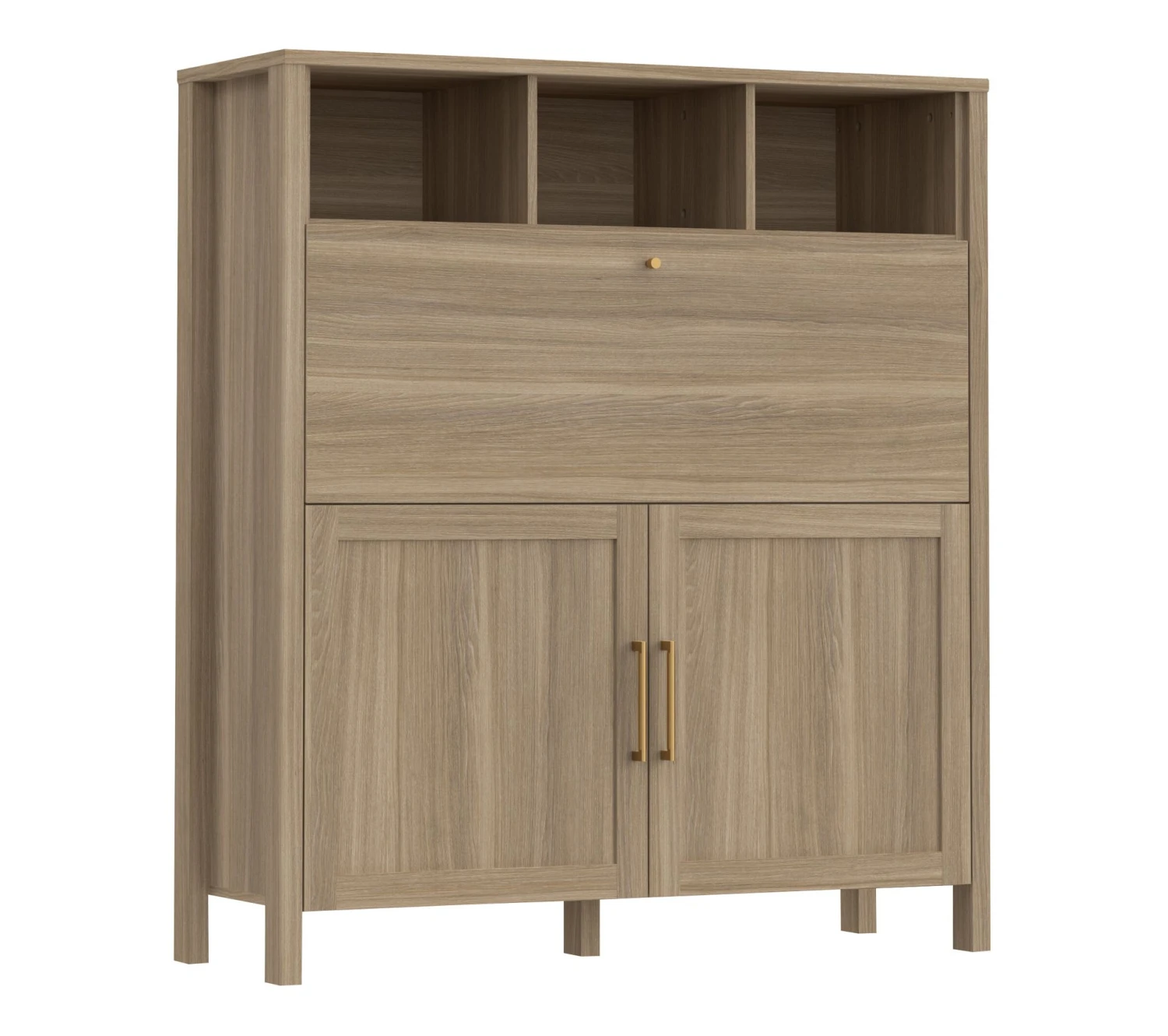 Meilleure vente ✔️ LINEA NATURA Buffet haut LEONITA imitation chêne 🔥 5 Meilleure vente ✔️ LINEA NATURA Buffet haut LEONITA imitation chêne 🔥 – Image 3