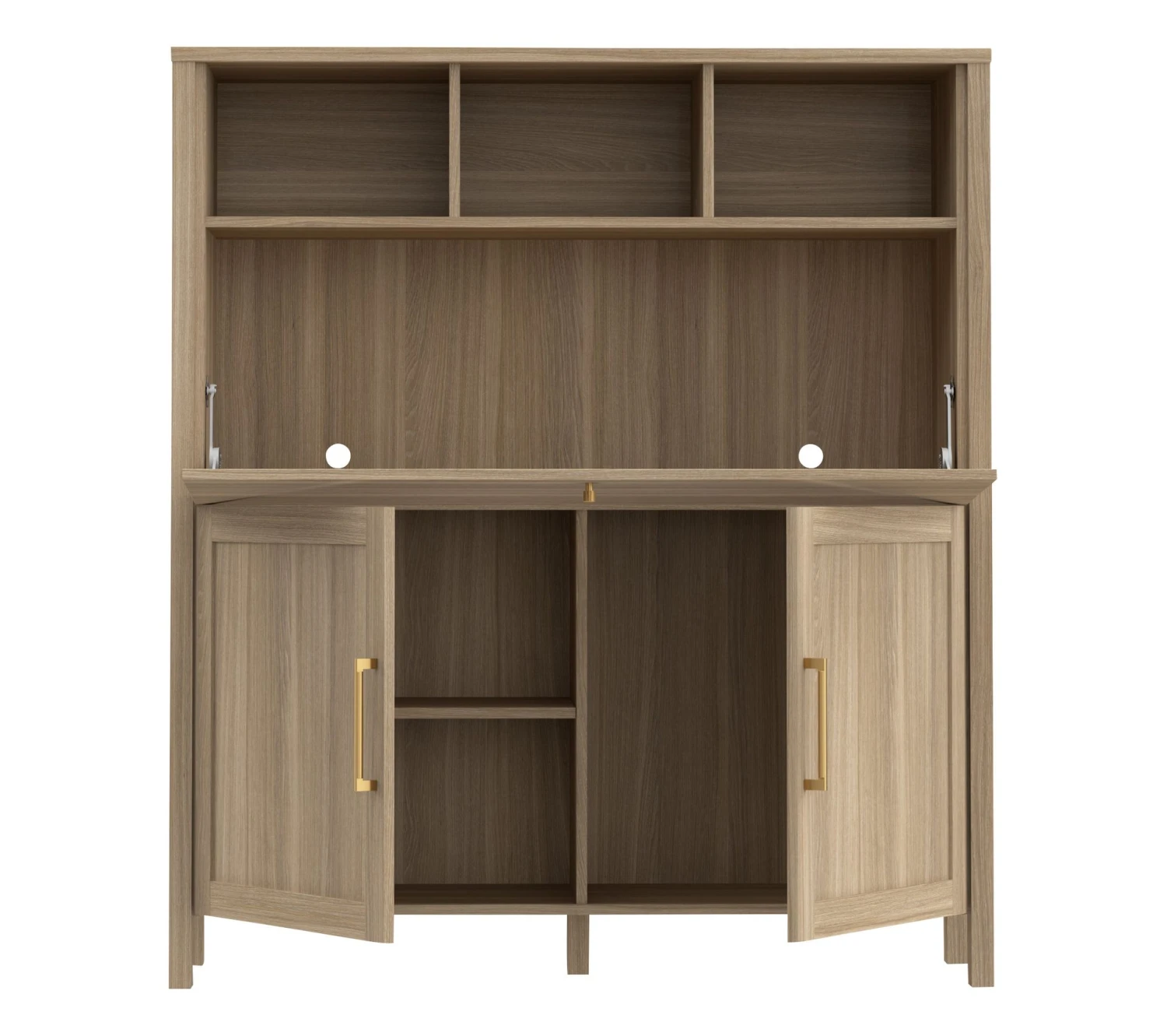 Meilleure vente ✔️ LINEA NATURA Buffet haut LEONITA imitation chêne 🔥 7 Meilleure vente ✔️ LINEA NATURA Buffet haut LEONITA imitation chêne 🔥 – Image 5