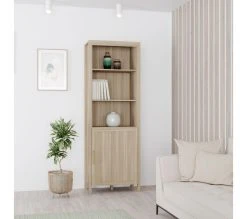 Meilleure affaire ✔️ LINEA NATURA Bibliothèque LEONITA imitation chêne ✨