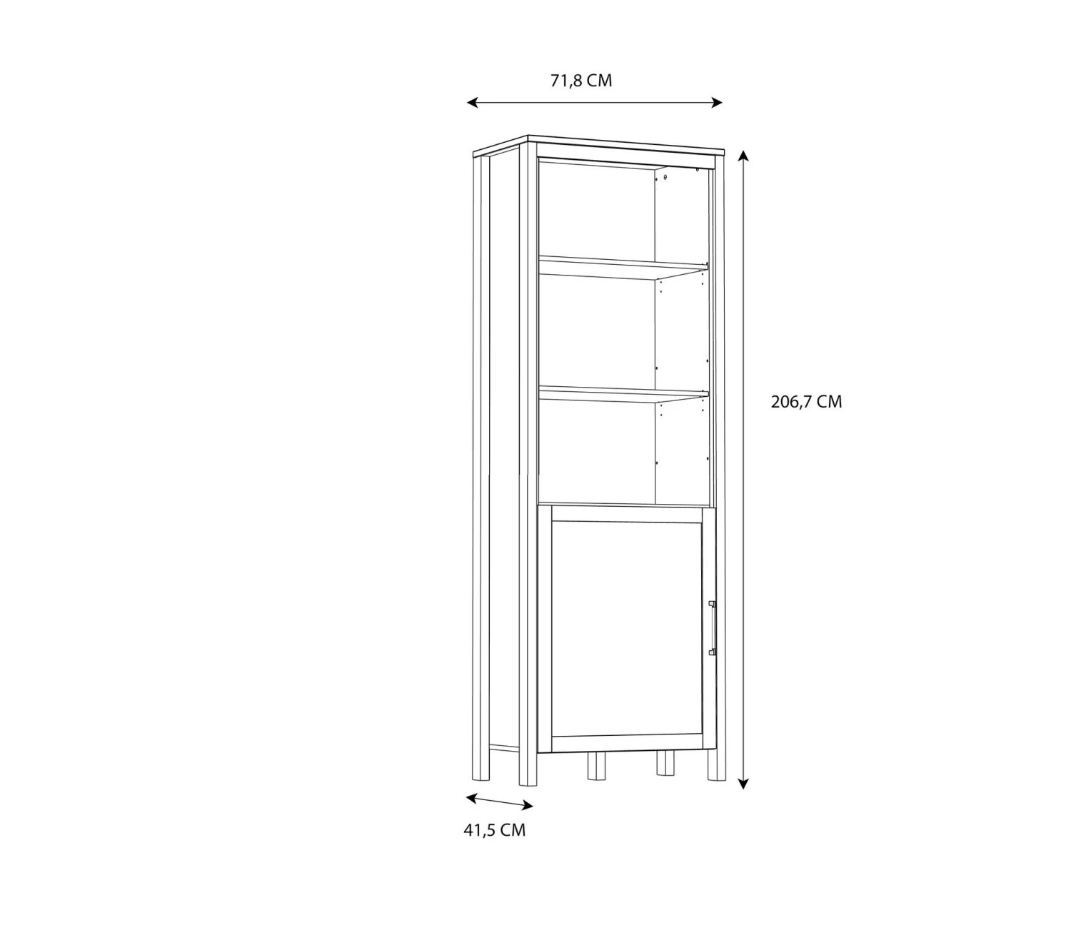 Meilleure affaire ✔️ LINEA NATURA Bibliothèque LEONITA imitation chêne ✨ 11 Meilleure affaire ✔️ LINEA NATURA Bibliothèque LEONITA imitation chêne ✨ – Image 9