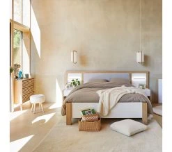Meilleure affaire 👍 LINEA NATURA Lit 140x190 cm chevets et LED intégrés OMBRONE blanc et imitation chêne ✔️ 31 Meilleure affaire 👍 LINEA NATURA Lit 140x190 cm chevets et LED intégrés OMBRONE blanc et imitation chêne ✔️ -Linea Natura Soldes Boutique 5904767834029 AMB26