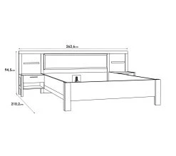 Les meilleures critiques de 🥰 LINEA NATURA Lit 160x200 cm chevets et LED intégrés OMBRONE blanc et imitation chêne 😉 25 Les meilleures critiques de 🥰 LINEA NATURA Lit 160x200 cm chevets et LED intégrés OMBRONE blanc et imitation chêne 😉 -Linea Natura Soldes Boutique 5904767834036 Z1