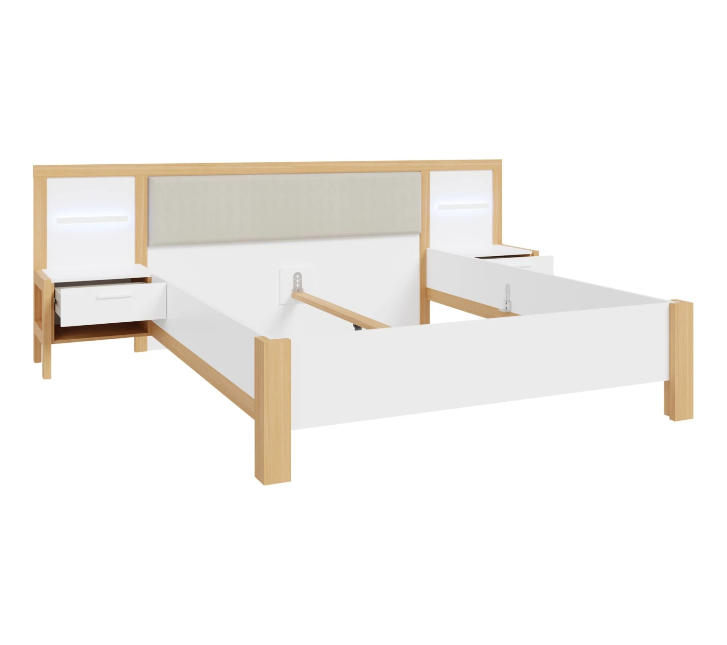 Les meilleures critiques de 🥰 LINEA NATURA Lit 160x200 cm chevets et LED intégrés OMBRONE blanc et imitation chêne 😉 10 Les meilleures critiques de 🥰 LINEA NATURA Lit 160x200 cm chevets et LED intégrés OMBRONE blanc et imitation chêne 😉 – Image 8