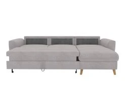 Top 10 ❤️ LINEA NATURA Canapé dangle convertible méridienne réversible LAGO tissu Enjoy gris 21 🌟 -Linea Natura Soldes Boutique 5907690909260 Z3